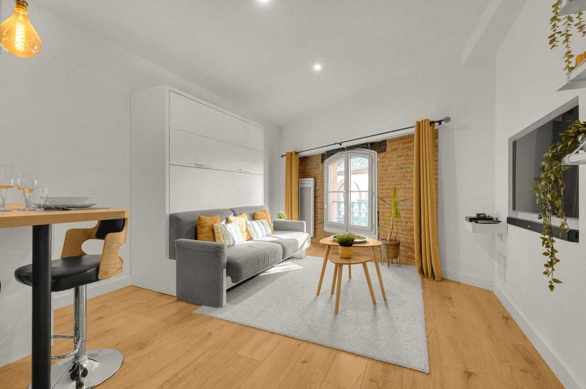 Le Floral - Cosy Studio Climatise Avec Parking Prive Et Netflix Toulouse Exterior photo